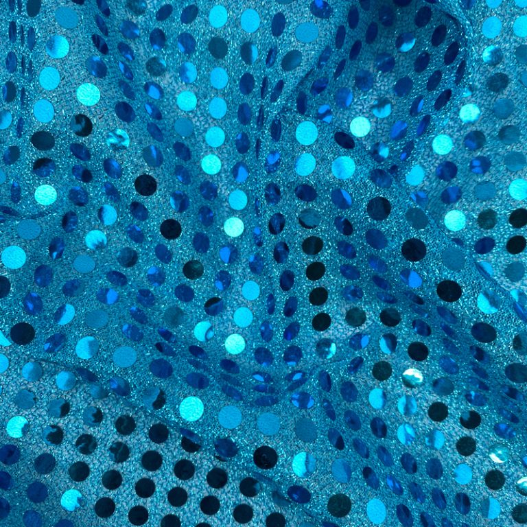 Pressed Sequin Fabric Mm Aqua Shine Trimmings Fabrics