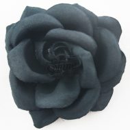 Extra Large Fabric Rose Black