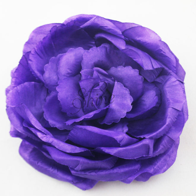 Extra Large Cabbage Rose Purple | Shine Trimmings & Fabrics