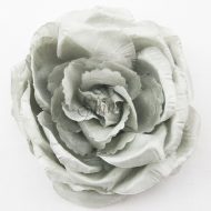 Extra Large Cabbage Rose Silver