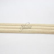 Belting Elastic Metallic Gold Stripes 25mm