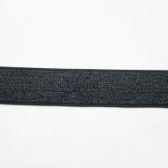 Belting Elastic Black Lurex