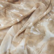 Tie Dye Chiffon Beige