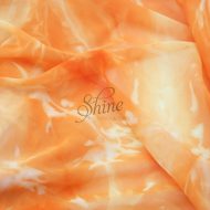 Tie Dye Chiffon Orange
