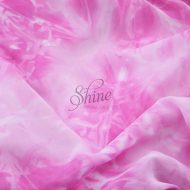Tie Dye Chiffon Cerise