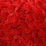 Rosette Fabric Red