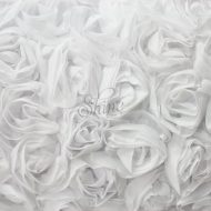 Rosette Fabric White