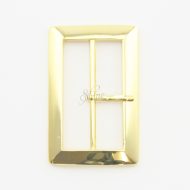 Buckle Rectangle 70x40mm Gold