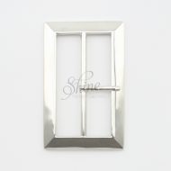 Buckle Rectangle 80x50mm Silver
