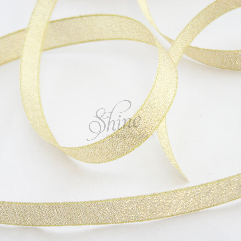 Ribbon Metallic Gold | Shine Trimmings & Fabrics