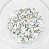 Non-Hotfix Flatback Crystals Crystal AB