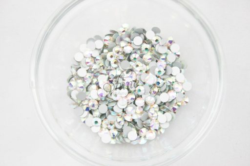 Non-Hotfix Flatback Crystals Crystal AB