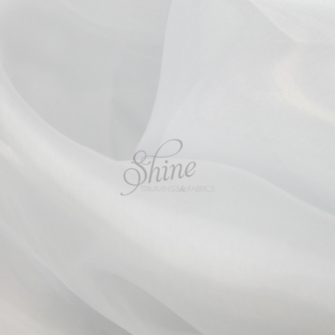 Glass Organza Silver | Shine Trimmings & Fabrics