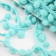 Pom Pom Trim Aqua