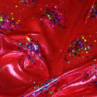Whirly Printed Fog Spandex Raspberry