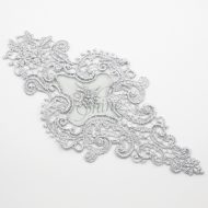Victorian Dreams Metallic Silver Lace Motifs