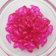 Fuchsia Pink Glass Drop Bead