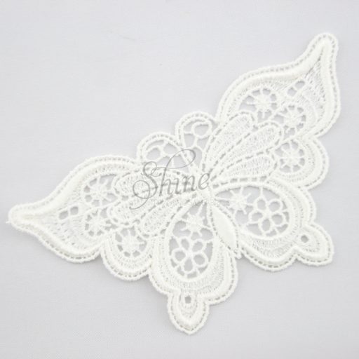 Butterfly Guipure Lace Motif Ivory