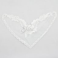 Hearts Nylon Lace Motif White