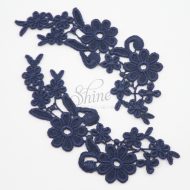 Field of Daisys Blu Notte Lace Motif
