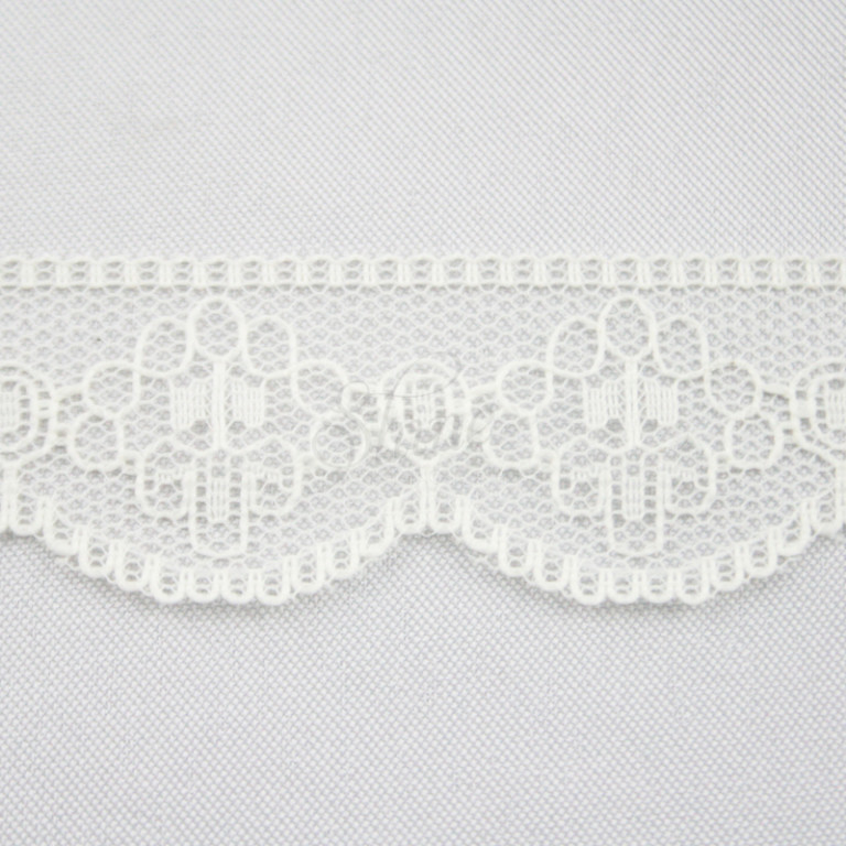 Nylon Lace Trimming 030 – Ivory | Shine Trimmings & Fabrics