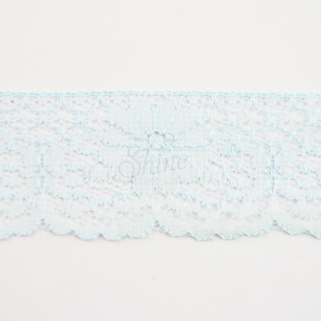 Nylon Lace Trimming 212 Pale Blue Shine Trimmings & Fabrics