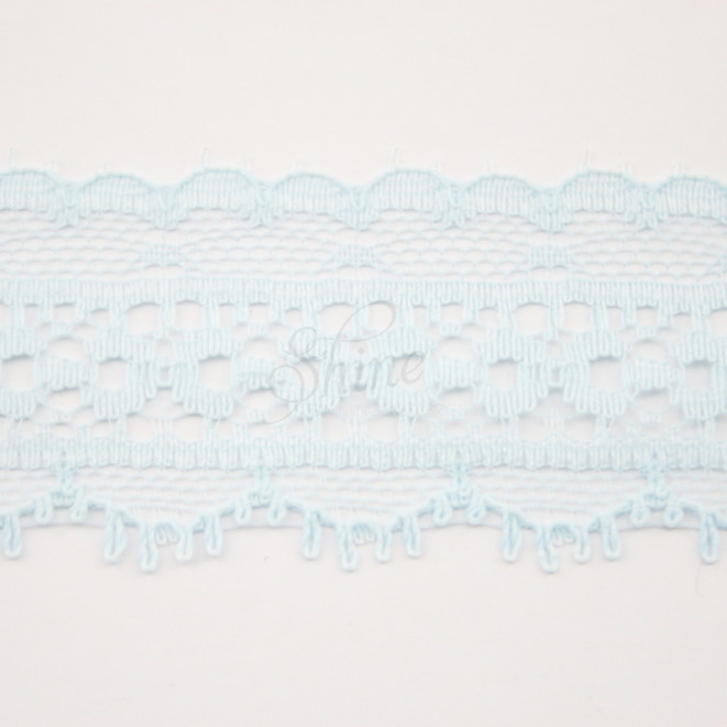 Nylon Lace Trimming 173/3011 Blue Shine Trimmings & Fabrics