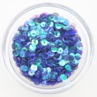 Cup Sequin - Transparent Purple AB