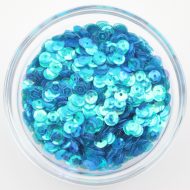 Cup Sequin - Transparent Blue AB