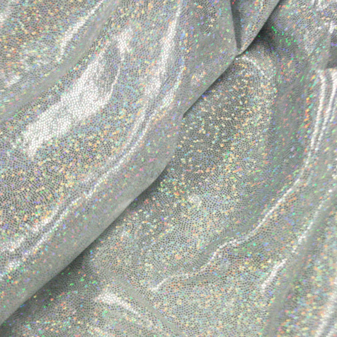 Hologram Foil Polyester White/Silver – Shine Trimmings & Fabrics