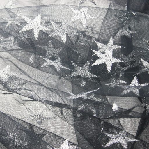 Metallic Star Tulle