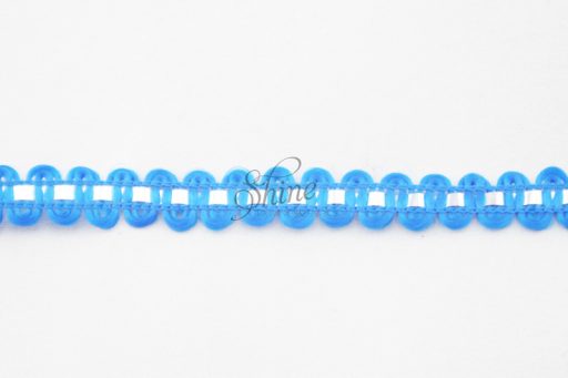 Cotton Trim with Metallic Silver Detail