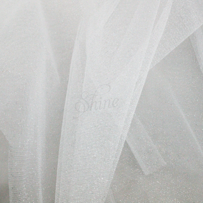 Glitter Tulle Silver/Silver – Shine Trimmings & Fabrics