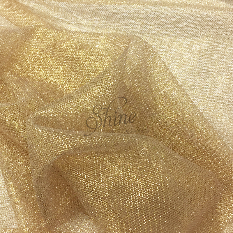 Metallic Fishnet Gold | Shine Trimmings & Fabrics