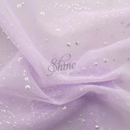 Confetti Stretch Tulle Lilac