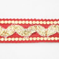 Indian Trim with Metallic Ric Rac Pattern