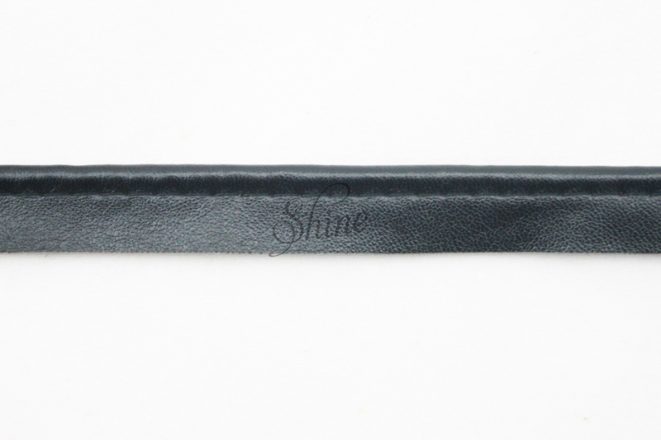 Designers-Factory Black Imitation Leather Piping - 5 Meters, 1cm Wide Braid With 3mm Cord For Sewing & Crafting