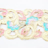 Floral Embroidered Trim
