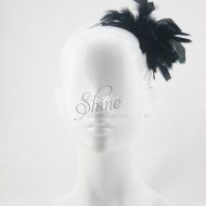 Feather Headband Black