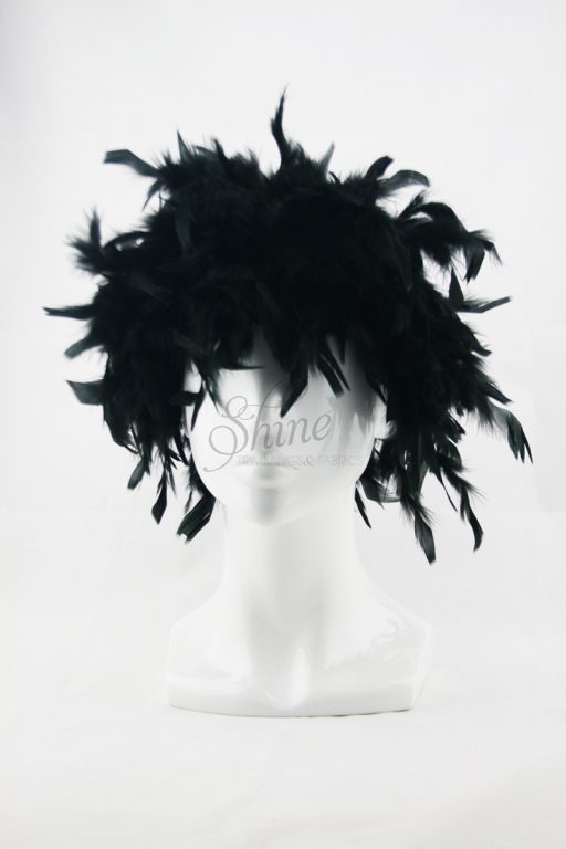 Feather Wig Black