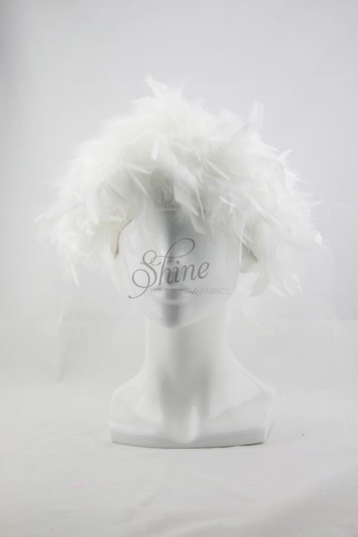 Feather Wig White