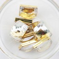 Swarovski Magnet Fasteners Crystal Golden Shadow 001 GSHA