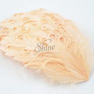 Curly Hackle Pad Peach