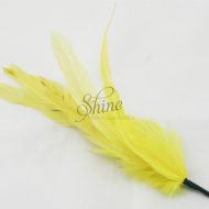 Cocktail Feather Spike Lemon Yellow