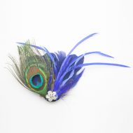 Feather Motif with Pin Royal