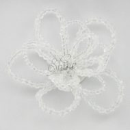 Beaded Wire Flower Crystal