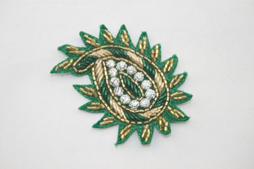 Indian Paisley Motif Emerald