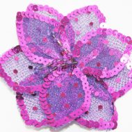 3D Large Flower Motif with Pin Cerise Pink