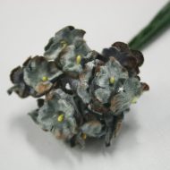 Forget Me Not Velvet Flower Bunch Antique Purple
