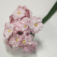 Forget Me Not Velvet Flower Bunch Cream